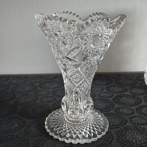 Vintage Westmoreland pressed glass vase